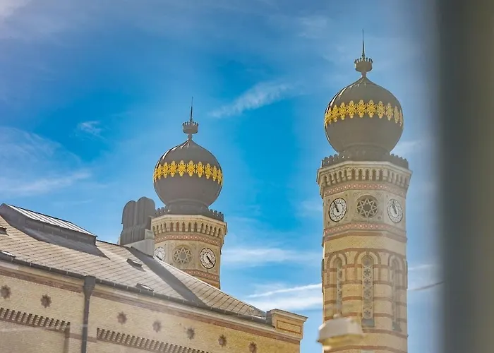 Apartament Luxe Skyline Serenity Retreat By Dohany Synagogue Budapeszt