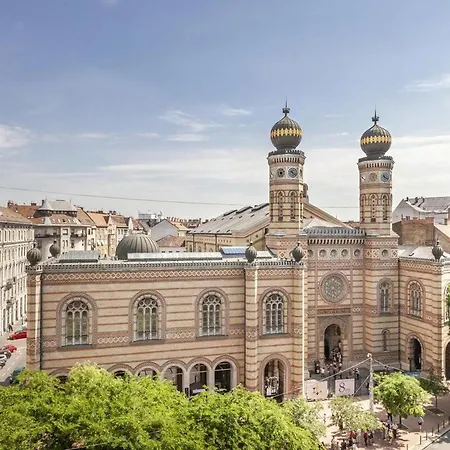아파트 Luxe Skyline Serenity Retreat By Dohany Synagogue *